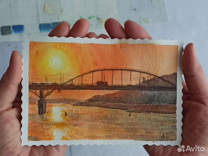 Акварельная картина 