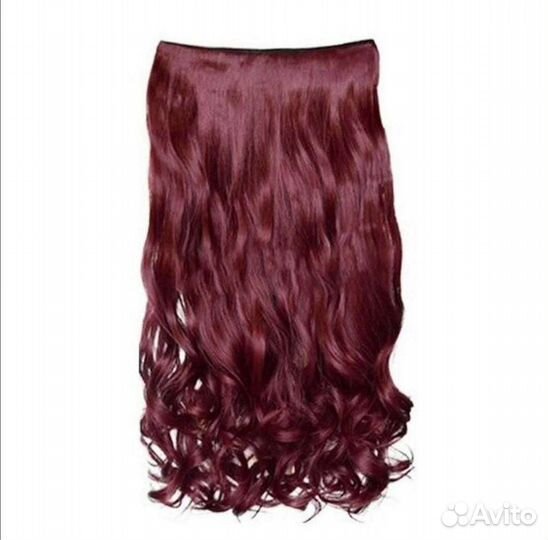 Волосы на заколках