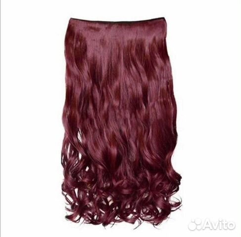 Волосы на заколках