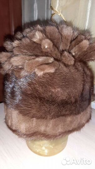 Шапка норковая