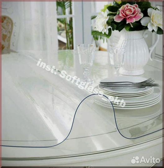 Гибкое/мягкое/жидкое стекло, силиконовая скатерть