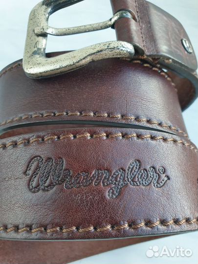 Кожаный ремень Wrangler талия 70-80 см