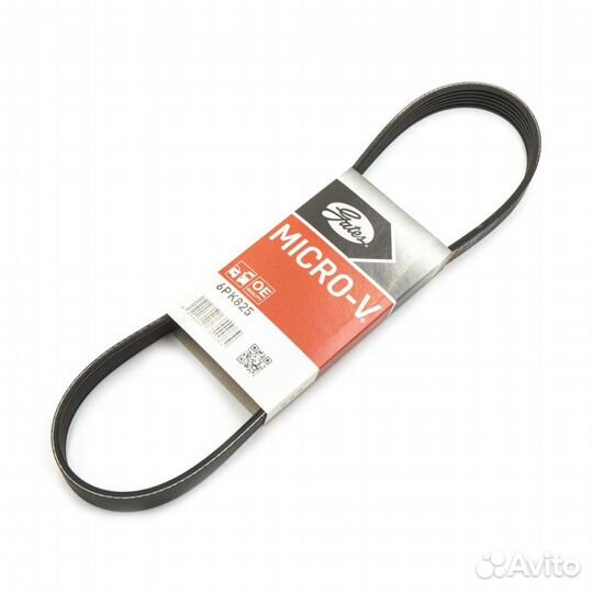 Ремень генератора 6PK825 ваз-2190 (без натяжите