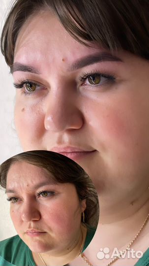 Коррекция и окрашивание бровей