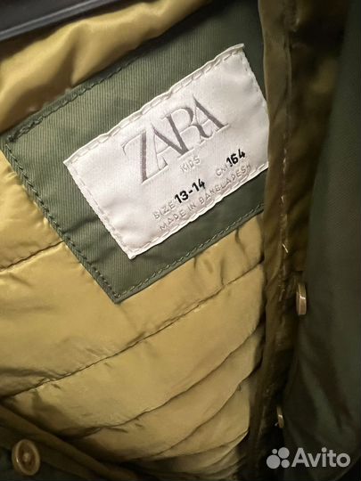 Куртка парка zara для мальчика