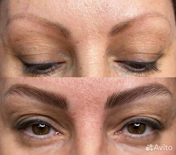 Аппаратные волосковый татуаж