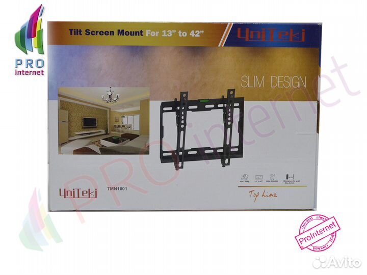 Кронштейн для телевизора Uniteki TMN1601 (чёрный)