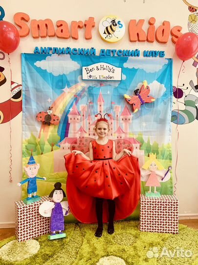 Костюм божьей коровки на 4-6лет