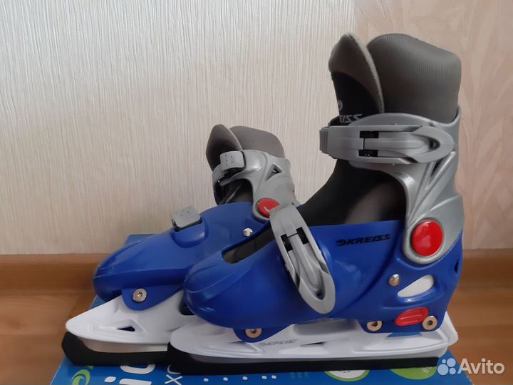 Ледовые раздвижные коньки для мальчика,размер29-32