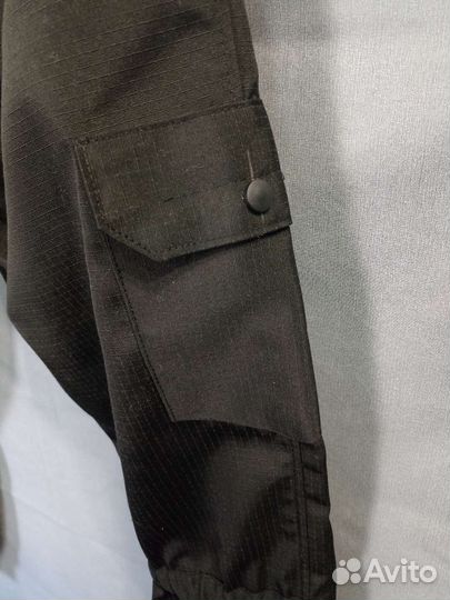 Брюки камуфляжные горка черные рип-стоп