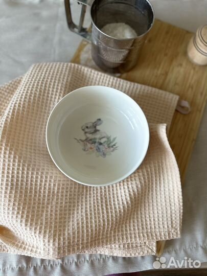 Вафельное полотенце (бежевое)