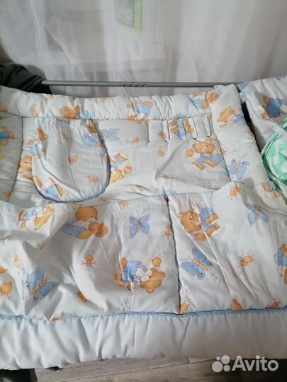 Бортики в кроватку