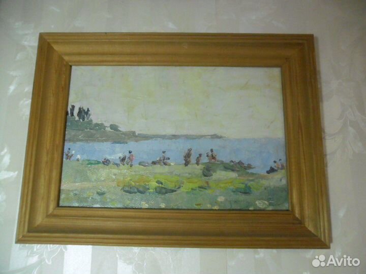 Картина маслом на холсте СССР Борис Чепкасов