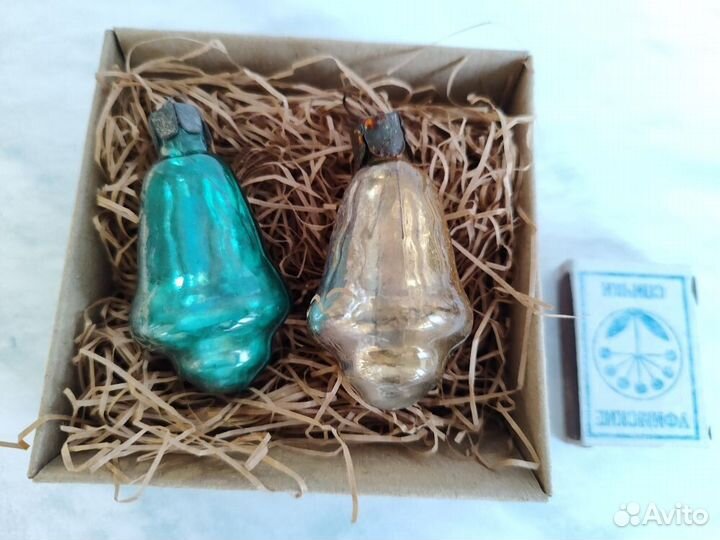 Новогодние игрушки СССР Колокольчики на елку