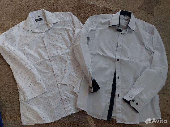 Рубашки слим fit р-р 152-158