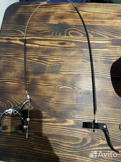 Тормоз ободной + ручка + тросс