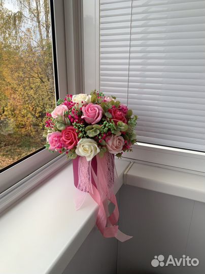 Букет цветов из мыла