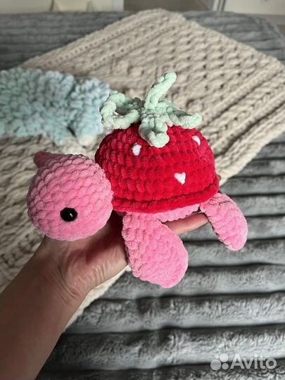 Плед вязаный плюшевый набор на выписку