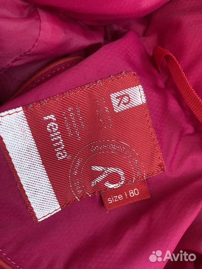 Зимний комбинезон для девочки reima 80 пуховой