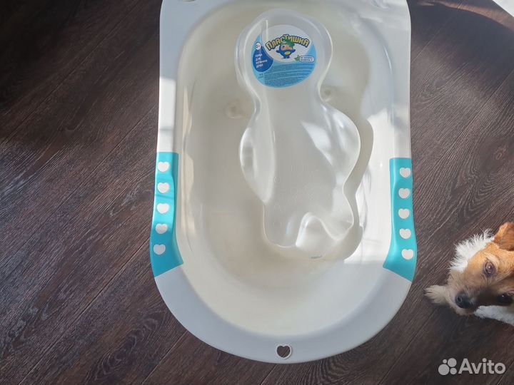 Ванна с горкой и ковшиком