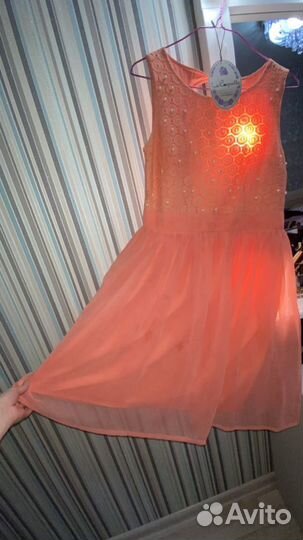 Платье розовая