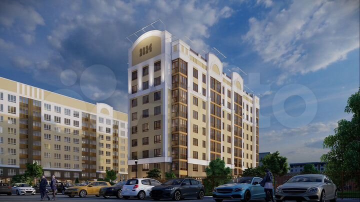 1-к. квартира, 40,9 м², 3/9 эт.