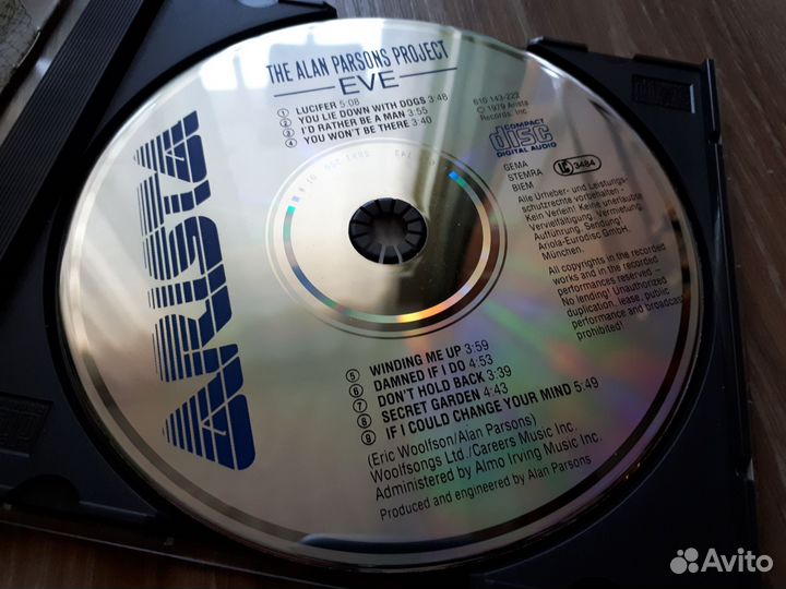 The alan Parsons project EVE CD Germany
