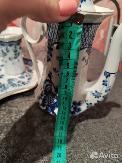 Кофейный сервиз фарфоровый