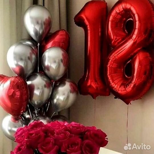 Шары на День рождения девушке