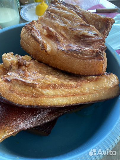 Домашнее копченое и соленое сало