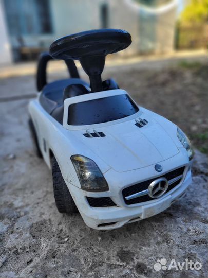 Машинка каталка толокар mercedes