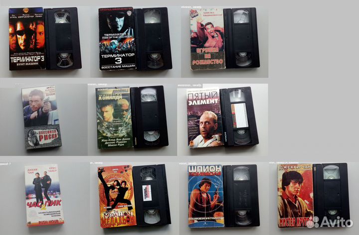 Актеры боевиков 80-90 х/VHS/Видеокассеты