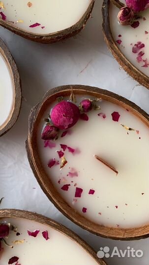 Мастер- класс изготовление свечи в кокосе