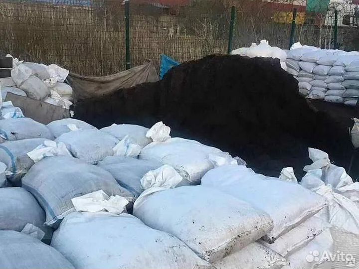 Земля чернозем в мешках