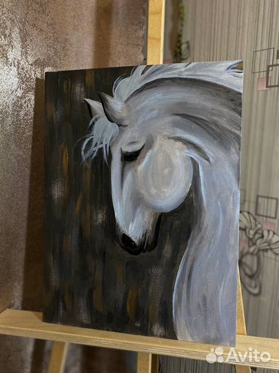 Картина ручной работы акрил