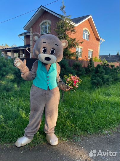 Белый медведь поздравление, ростовые куклы