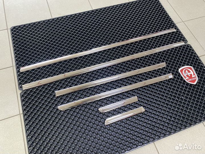 Накладки на двери молдинги BMW E46