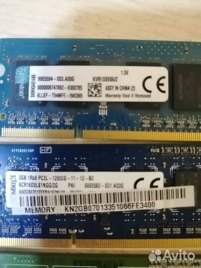 Оперативная память для ноутбука