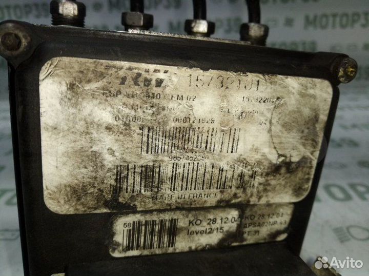 Блок abs Peugeot 407 1.6HDI