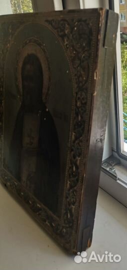 Икона антикварная старинная xx века