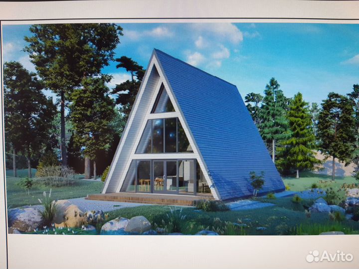 Проект дома А-фрейм