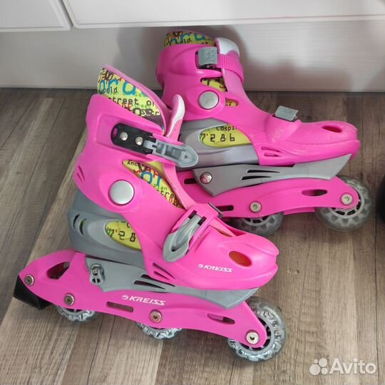 Ролики детские раздвижные, защита