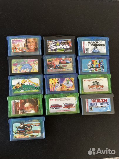 Картриджи Game Boy Advance gba