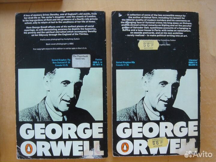 Книги на англ. языке Джорджа Оруэла, Генри Миллера