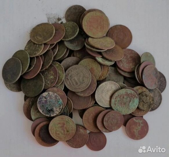 Монеты СССР. Медноникель 127 штук. До 1961г
