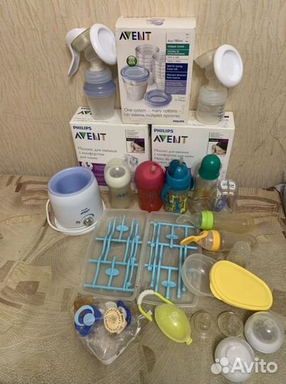 Молокоотсос ручной и другие приборы для грудного в