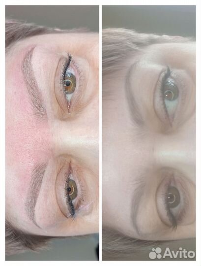 Перманентный макияж бровей