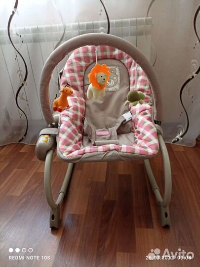 Шезлонг babyton BR62/pink