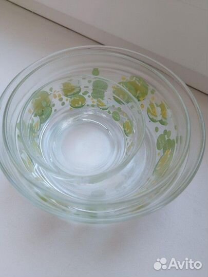 Салатники стекляные комплект 7 шт