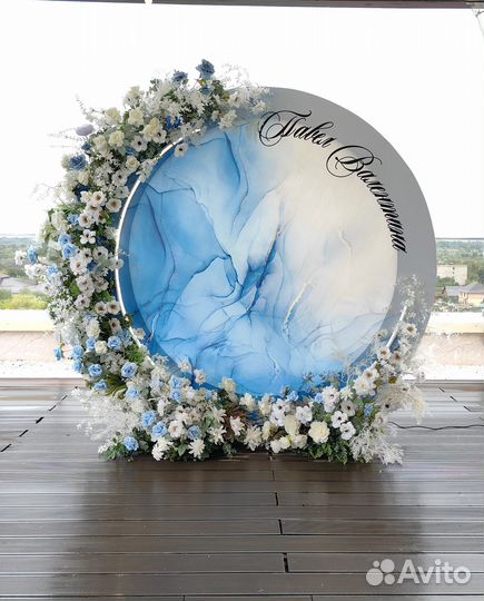 Свадебное оформление, декор, фотозона, президиум